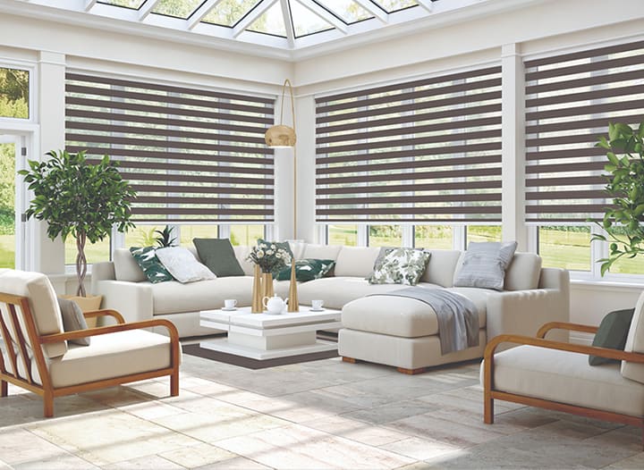 Day and Night Blinds for Conservatory