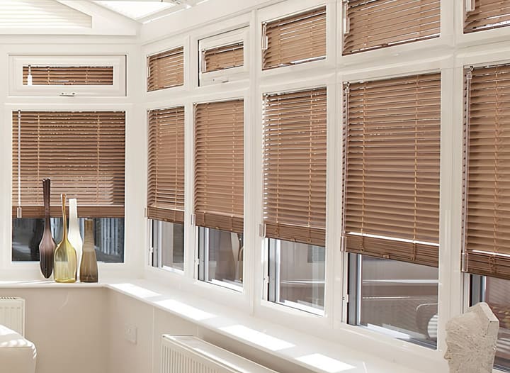 Wooden Blinds for Conservatory