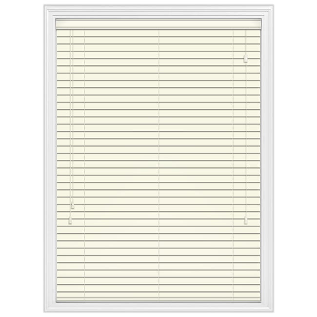 35mm Light Cream Wooden Blinds, Made to Measure Real Wood