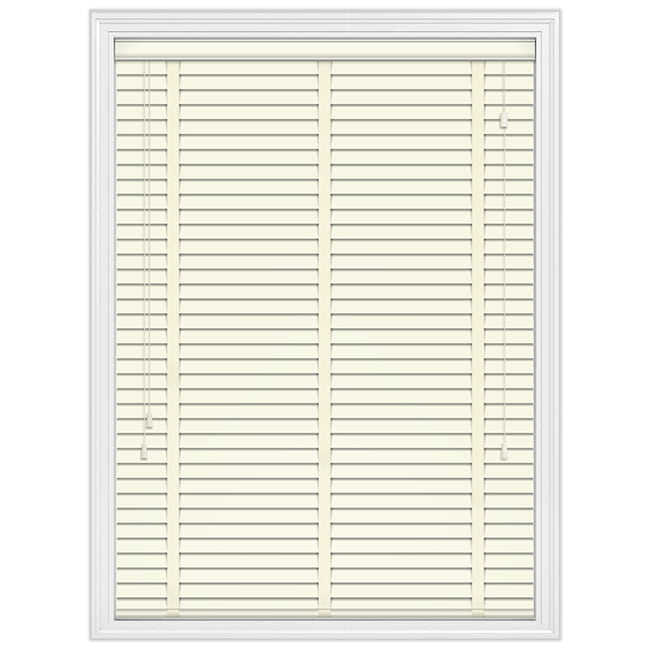 35mm Mirren Light Cream Wooden Venetian Blinds with Tapes