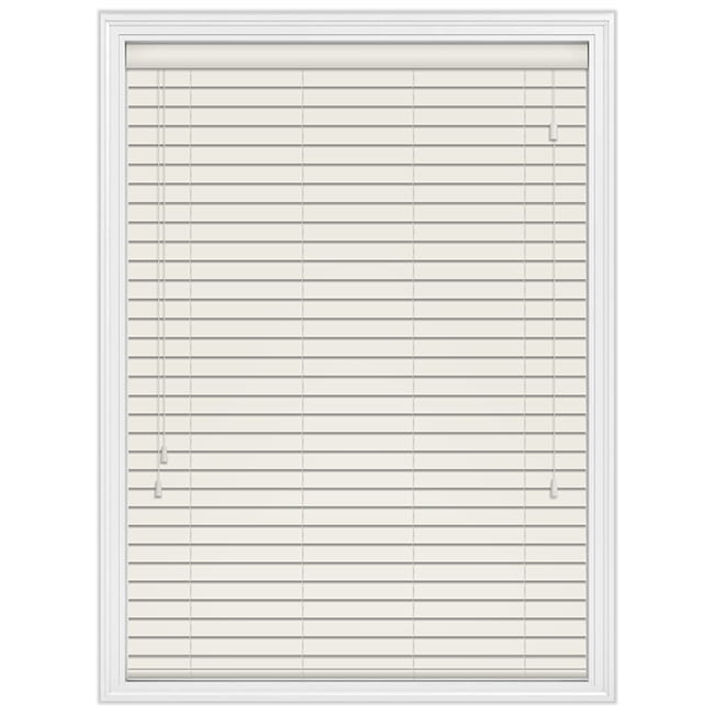 50mm Alabaster Faux Wood Blinds, Waterproof & Made to Measure