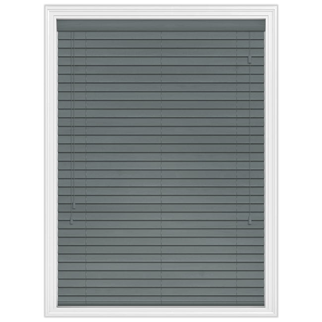 50mm Ashford Luxury Rustic Grey Wooden Blinds, Exotic Abachi Wood