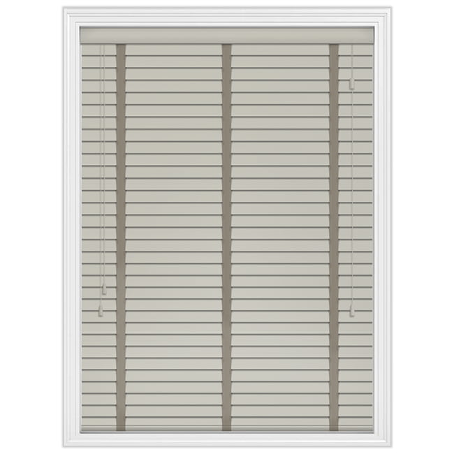 50mm Clay Brown Luxury Wooden Venetian Blinds with Tapes