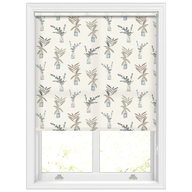 Botane Eucalyptus Plants & Vases Patterned Kitchen Roller Blinds