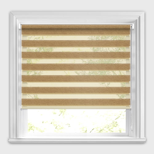 Caverley Camel Rustic Golden Beige Day & Night Blinds | Vision Blinds ...