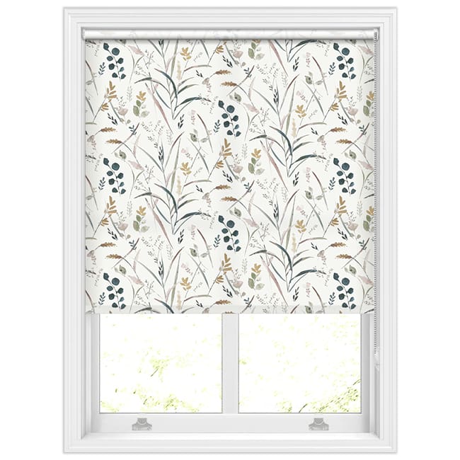 Floria Autumn Contemporary Wild Meadow Patterned Roller Blinds