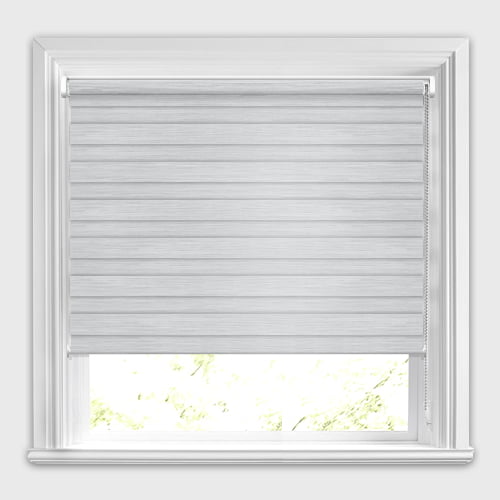 Holton Haze Grey Blue Blackout Day & Night Blinds | Vision Blinds ...