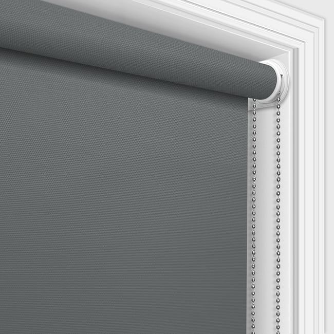 Multi Lux Anthracite Grey PVC Waterproof Roller Blinds