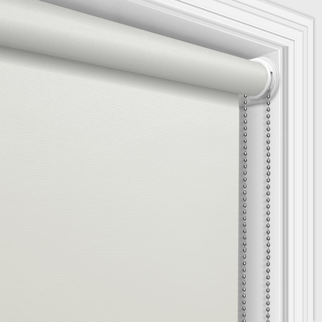 Made to Measure Antique Cream PVC Waterproof Roller Blinds